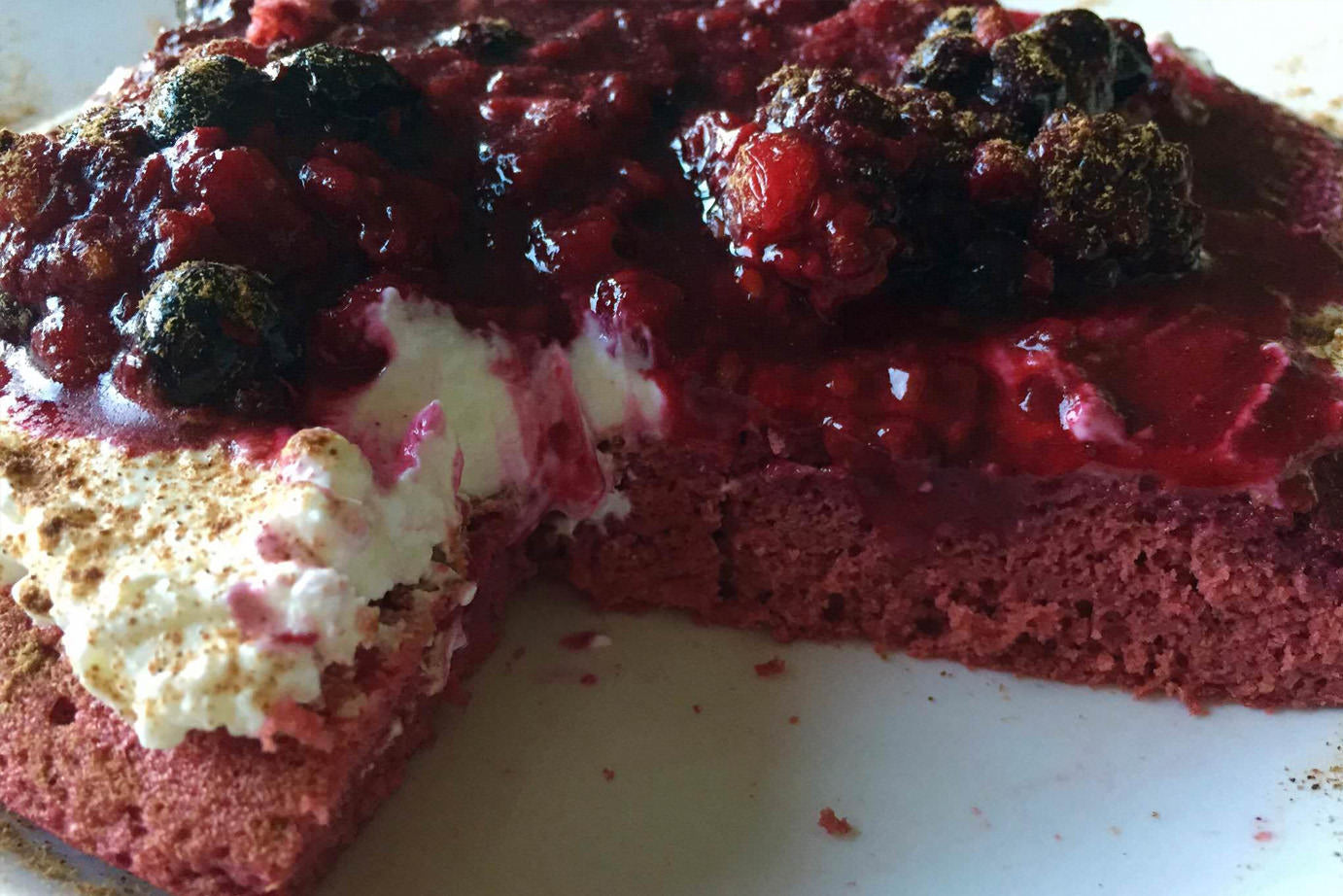 Superfood Protein Rote Bete Pancake