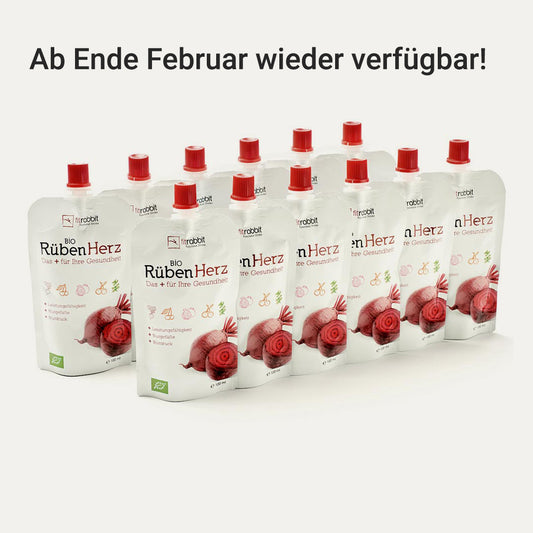 12x 100ml-Beutel BIO Rüben Herz